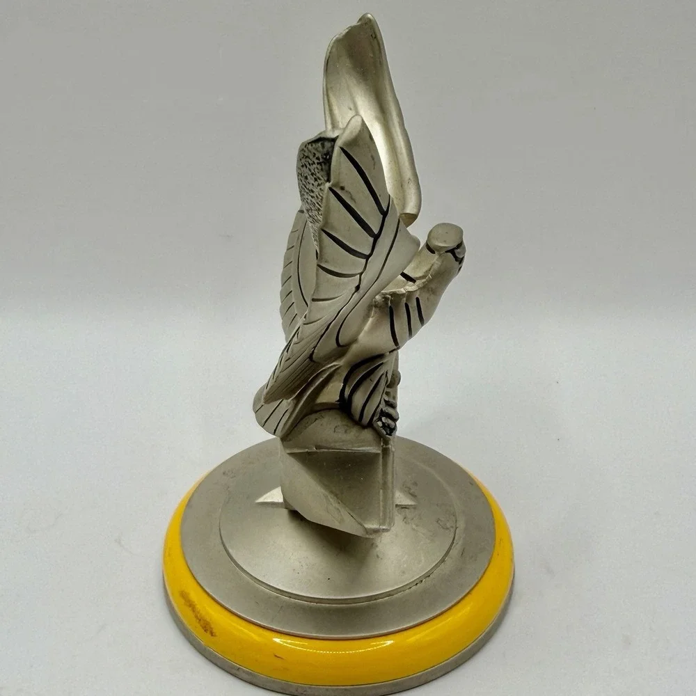 Harley Davidson Franklin Mint Pocket Watch Stand / Paperweight Eagle 3.5 inches